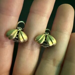 Sarah Jane Devora Queen Bee 18k Gold and Silver Earrings